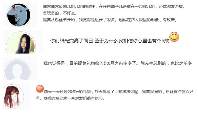阿冷发烧停播还被刷礼物 冯提莫人气却仅十万