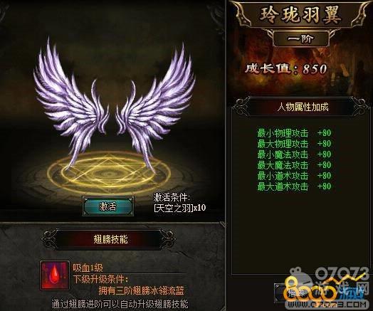 赤焰号角羽翼怎么玩 羽翼的升级情况解析