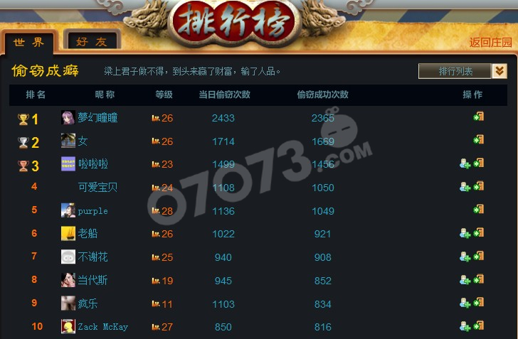 梦幻庄园排行榜黑榜世界前十名_梦幻人生攻略