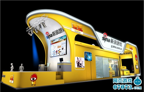 新浪游戏携页游平台亮相chinajoy2010_热点追