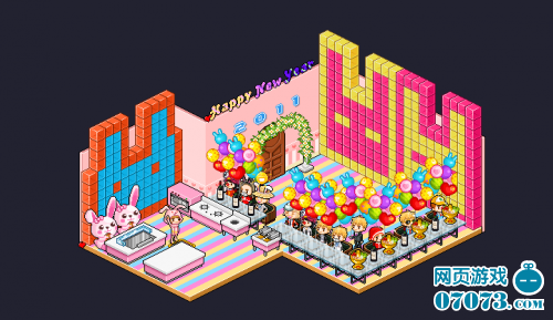 皮卡堂迎新年拼人墙活动比赛