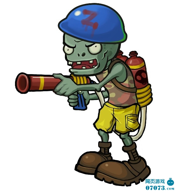 穿越防线喷火器僵尸图鉴_图鉴 - 07073穿越防线网页游戏官网