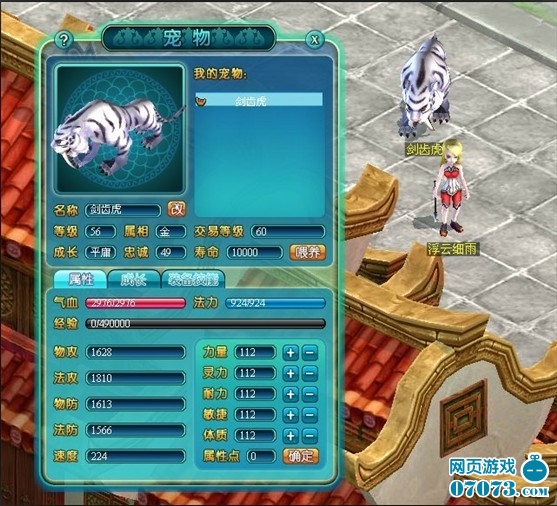 魔与道宠物截图_游戏截图-+07073魔与道网页