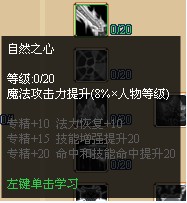 仙境幻想法师平衡法师天赋技能汇总_仙境幻想