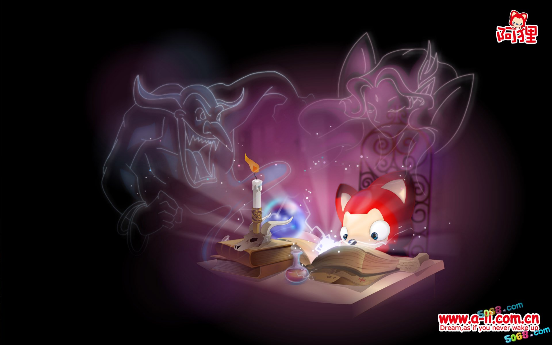 阿狸壁纸免费下载_游戏截图- 07073小小阿狸网