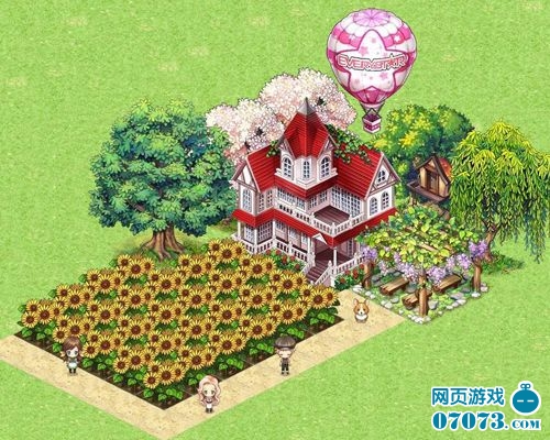 秘密花园游戏截图一_游戏截图 - 07073秘密花