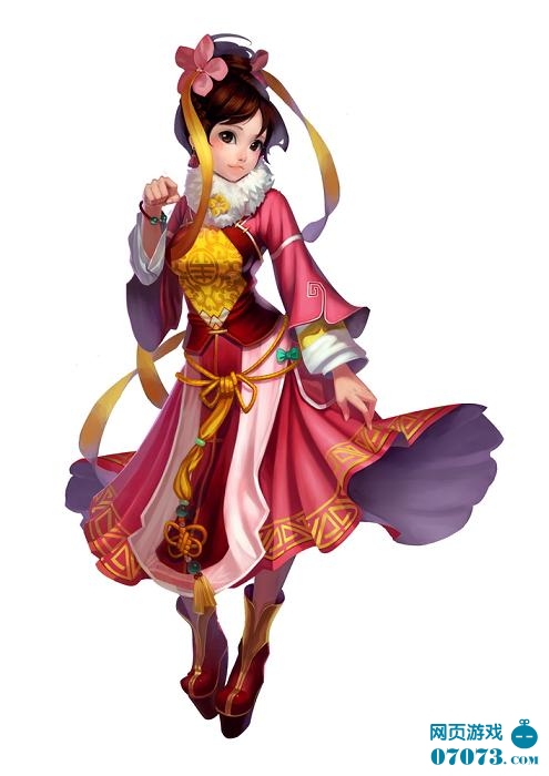 鹿鼎记游戏原画--小郡主_游戏截图-+07073鹿鼎