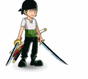 热血海贼王索隆动图