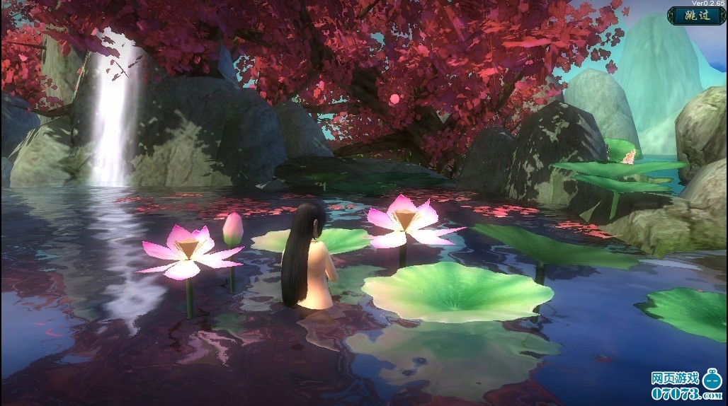 新仙剑ol李逍遥偷看赵灵儿洗澡场景图_+新闻公