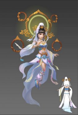 西游降魔篇南海观音原画截图欣赏_西游原画- 