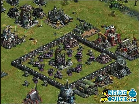 红警大战基地摆法 防御图大秀_红警大战攻略