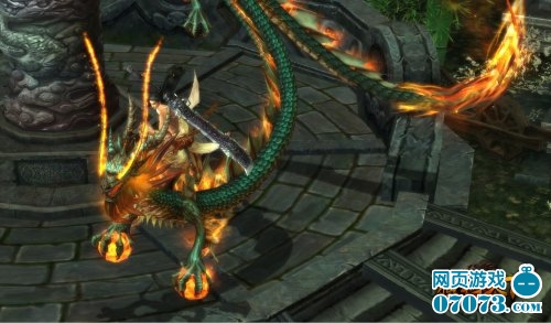 横扫天下剑男坐骑青龙展示_游戏截图 - 07073