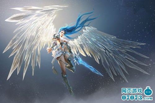 天使之战游戏原画之冰霜女神_游戏截图 - 070