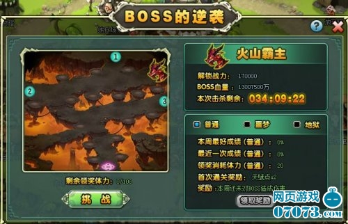 部落守卫战boss的逆袭火山霸主介绍 _ 新版改