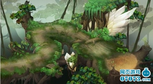 仙侠道神木林原画_游戏截图 - 07073仙侠道网