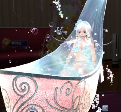 TOUCH奢华浴缸黑色 _ 游戏截图 - 07073Touc