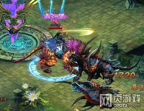 莽荒纪战斗场景游戏截图_游戏截图 - 07073莽