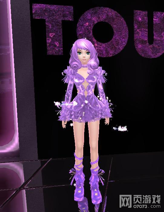 touch魅羽女装紫色效果展示