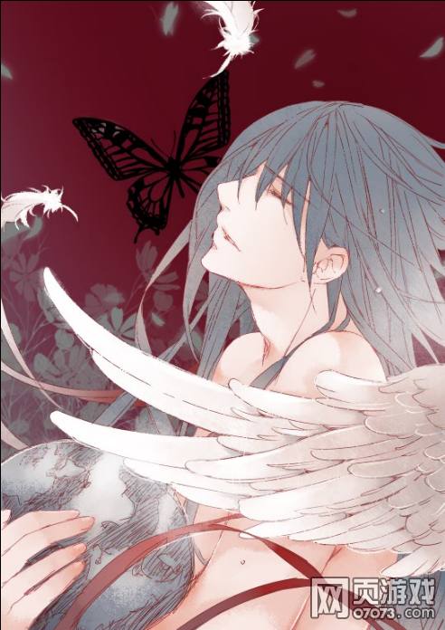 盗墓笔记天使小哥唯美插画